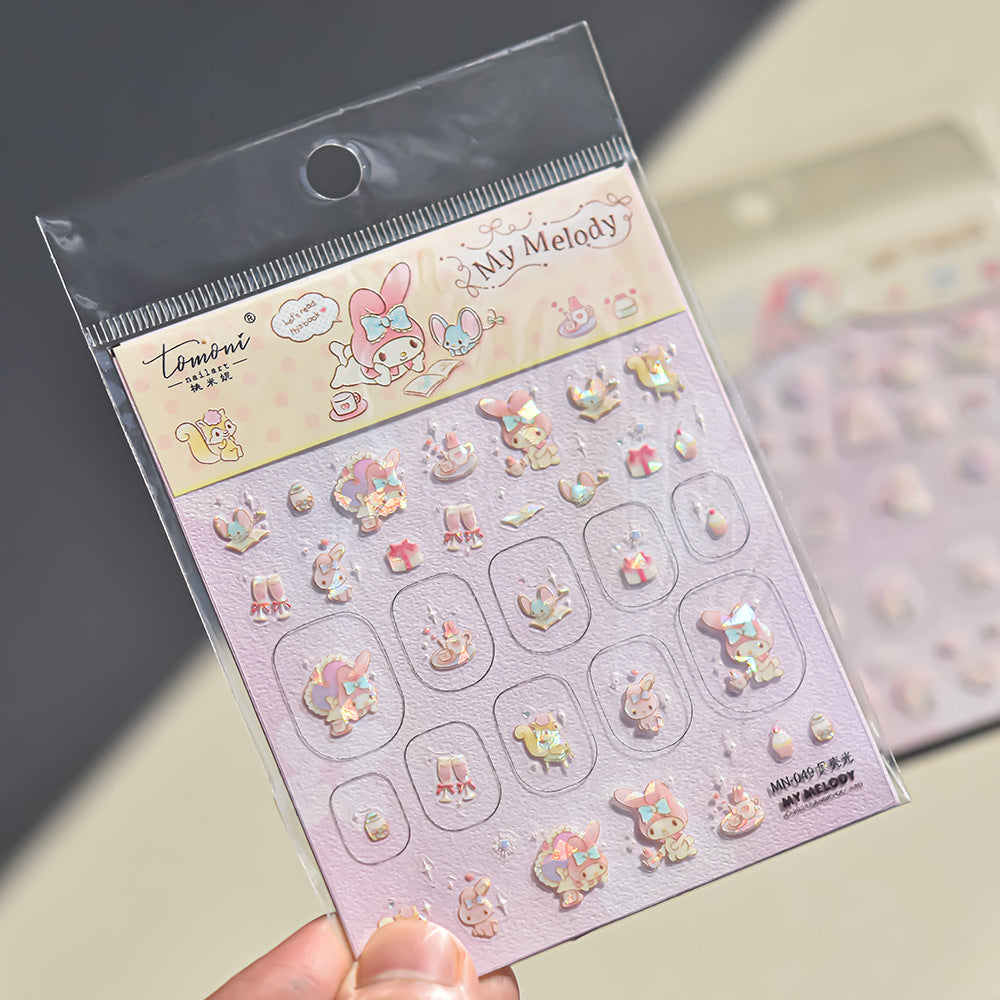NAIL DECAL Tomoni x Sanrio My Melody Cute Sticker #5 – GellyDrops