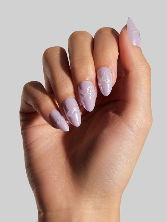 3D Lilac Glaze - Short Almond