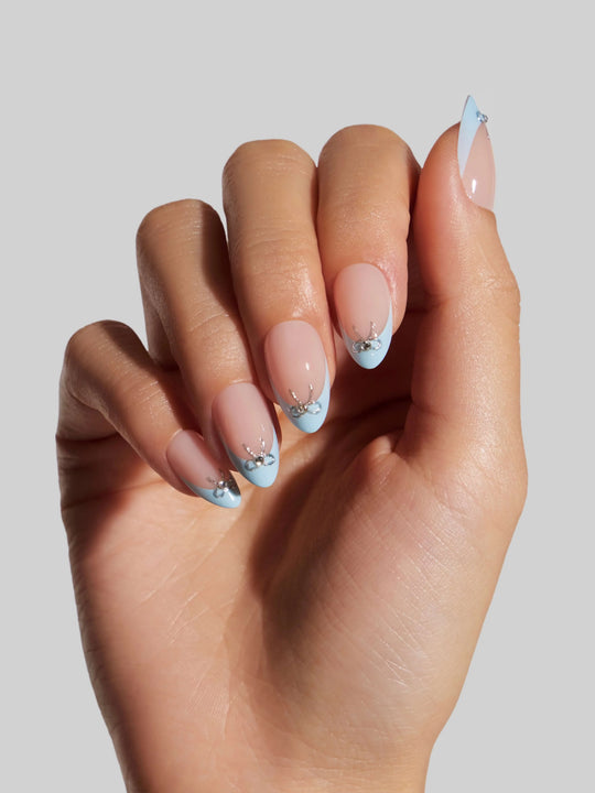 Baby Blue Ribbon - Short Amond