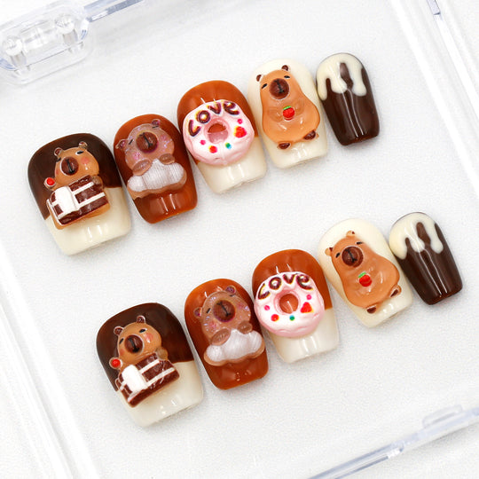 Cappy Love Press On Nails