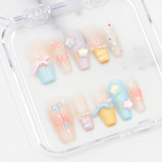 Cloud Dreams Press On Nails