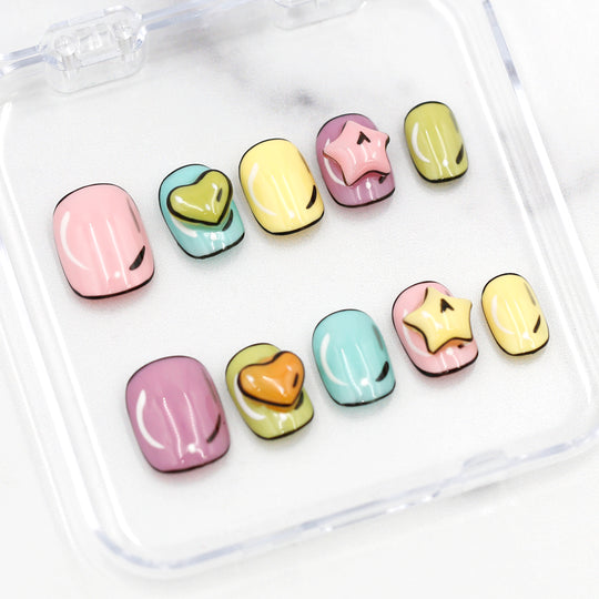 Comic Pop Press On Nails