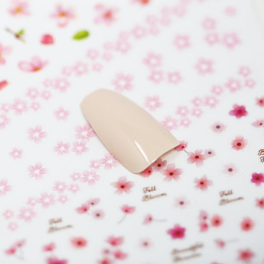 NAIL DECAL Pink Spring Cherry Blossom STICKERS 70