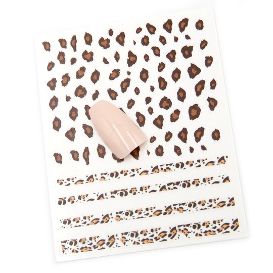 NAIL DECAL Leopard Print STICKERS 122