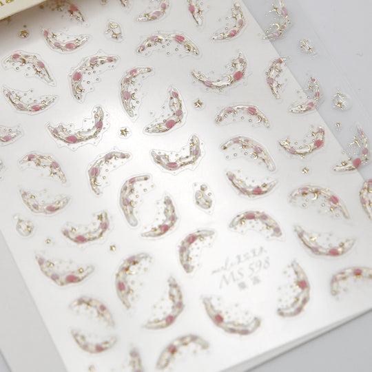 NAIL DECAL Tomoni Bronze Jelly Stickers