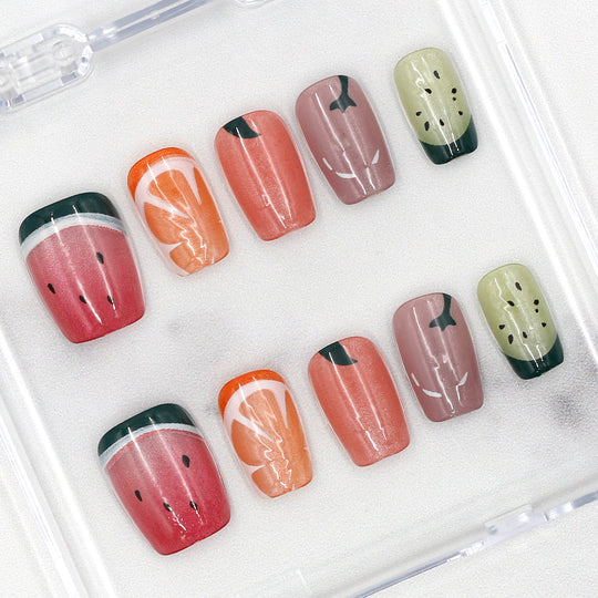 Sunshine Slices Press On Nails Summer