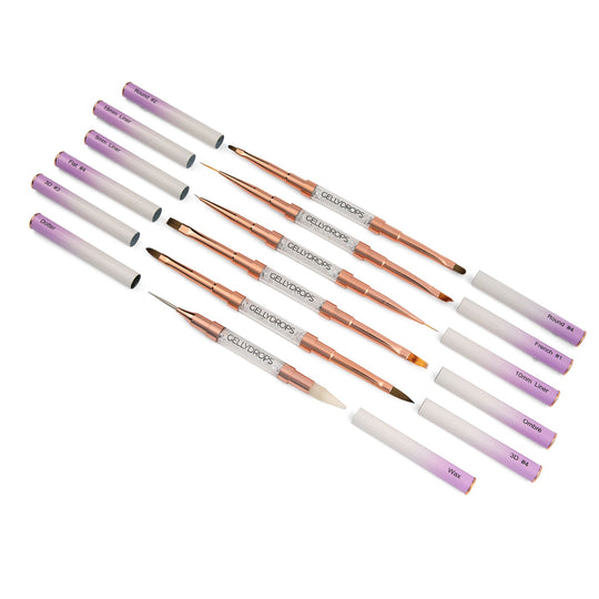 Dual End Nail Brush Set