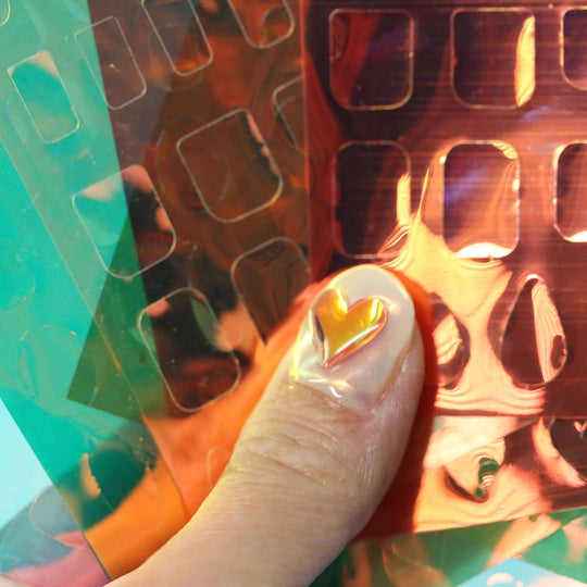 AURORA IRIDESCENT NAIL DECAL