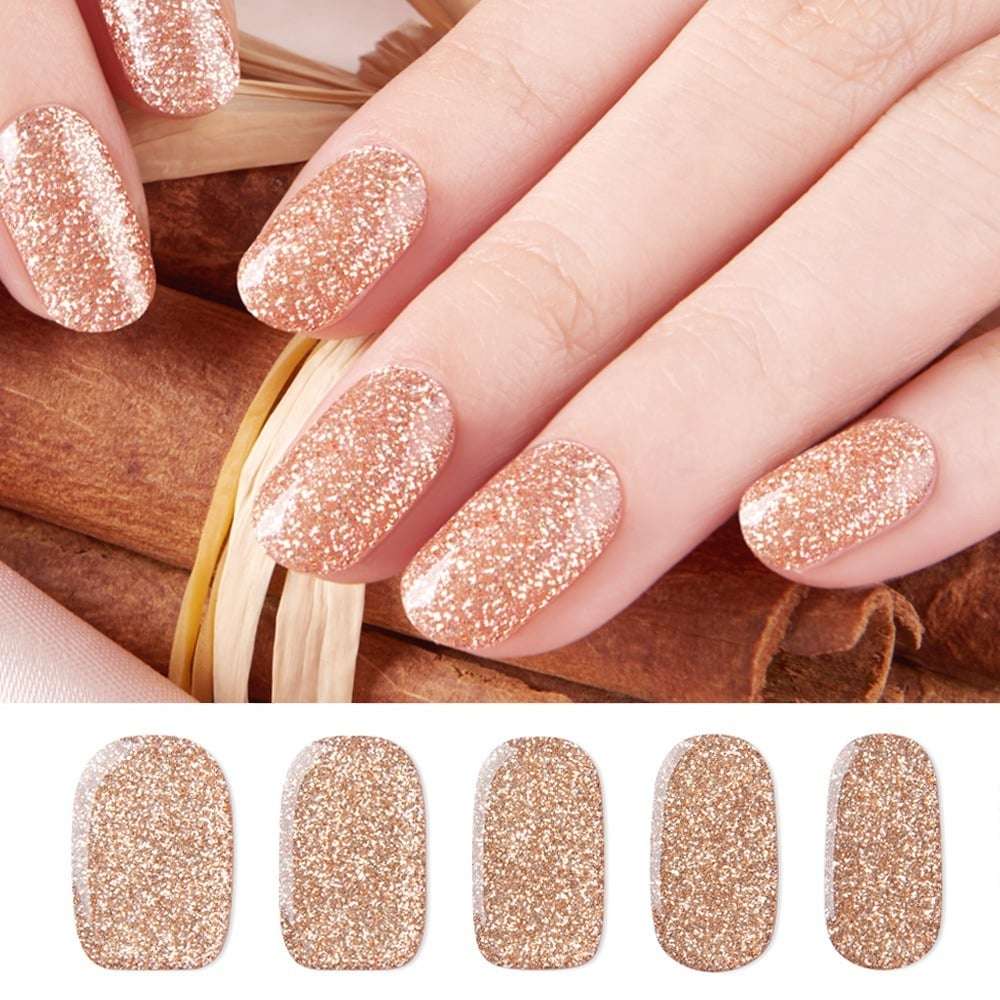 39 Ways to wear glitter nails for an Elegant Touch | Gold glitter nails, Gold  nail designs, Nail designs glitter