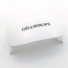 GellyDrops' cordless uv nail lamp allows you to cure gel nails anywhere.